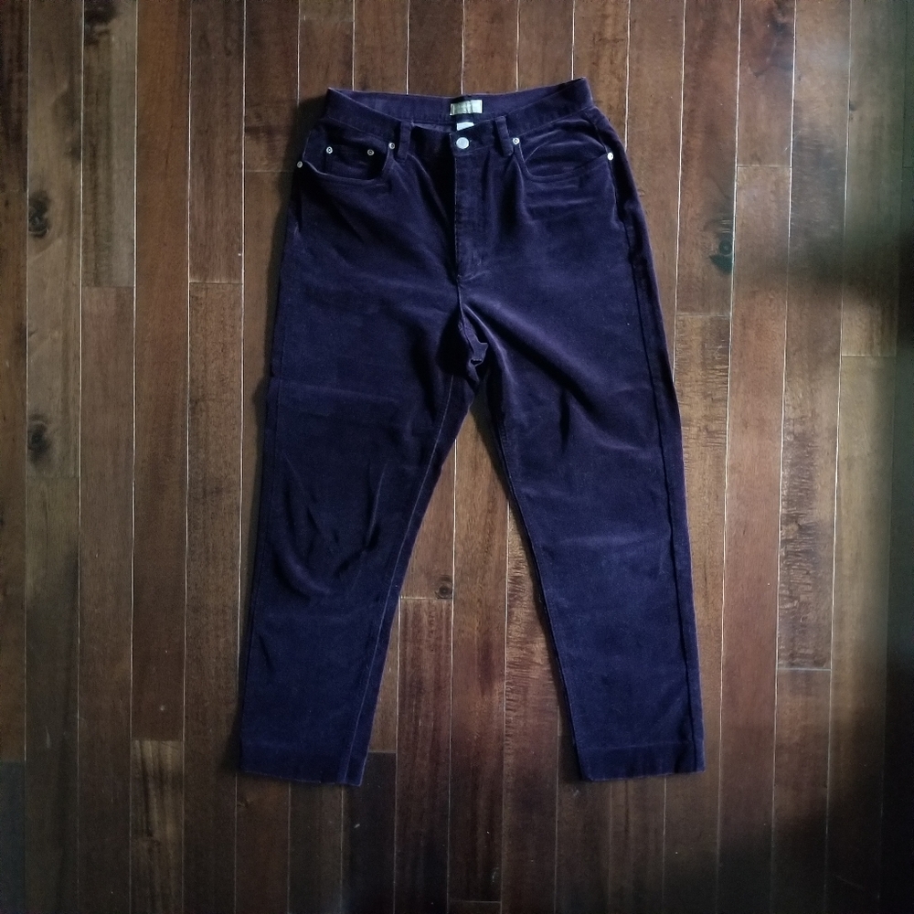 VINTAGE Purple Velvet Jeans
